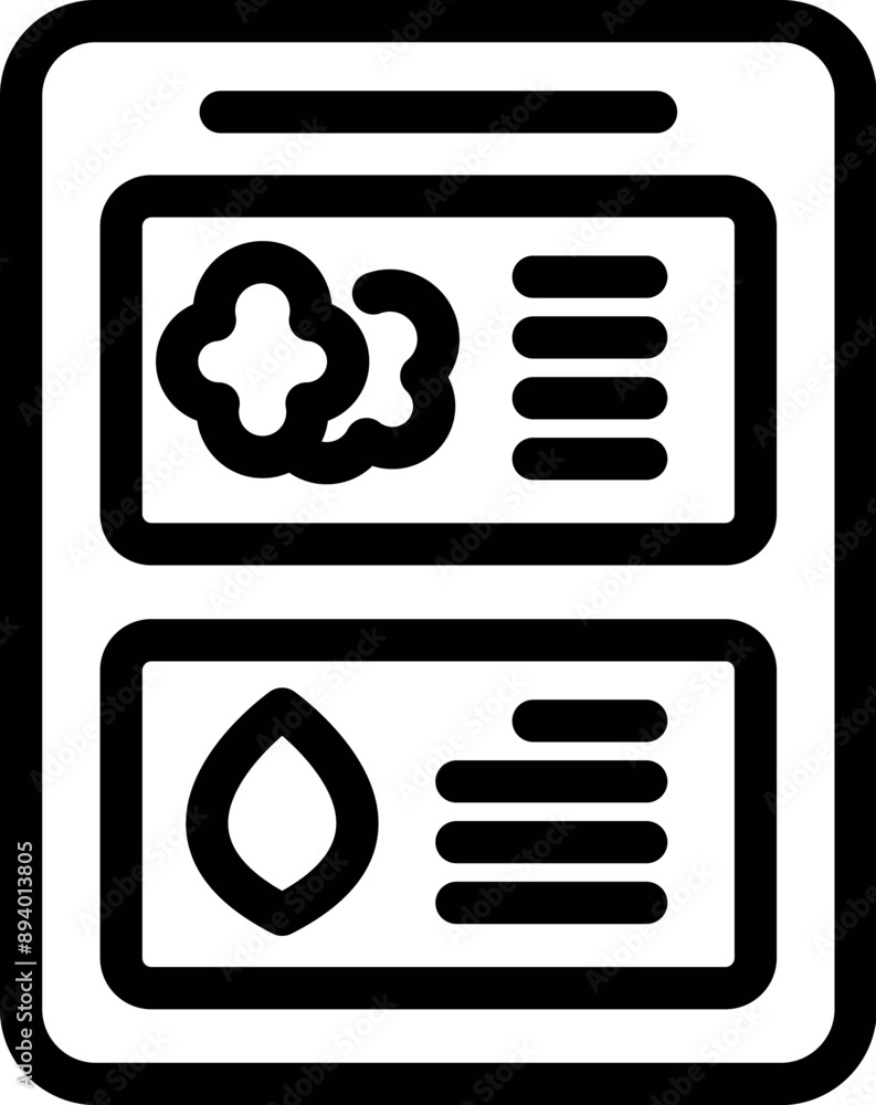Poster modern farming app is displaying agricultural data and statistics on a mobile phone screen