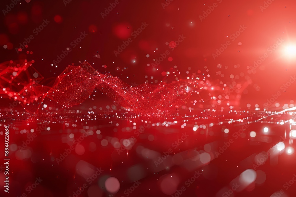 Poster colorful red gradient fluid flow smoke in mesh colorful ink, abstract galaxy background with the col
