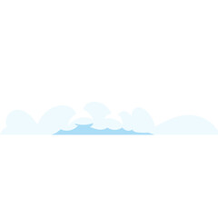 Fototapeta premium Fluffy Cloud Illustration