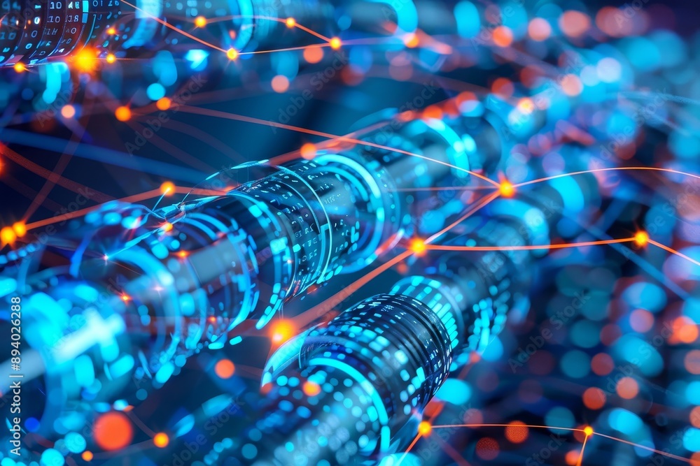 Poster a network infrastructure supporting the seamless operation of digital business processes
