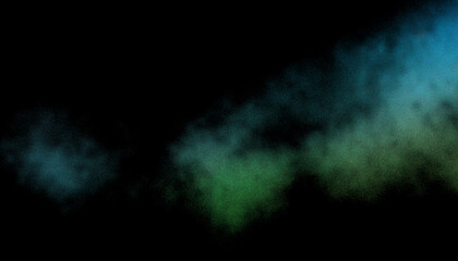 Fototapeta premium Dark grainy background, blue green black abstract backdrop-