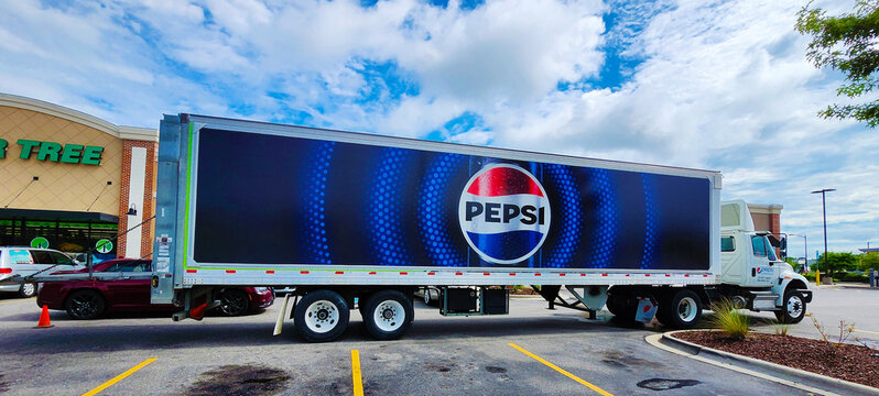 Pepsi Delivery Truck, Fayetteville, NC, USA