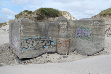 Atlantikwall, Bunker, Dänemark Blåvand und Vejers Strand
