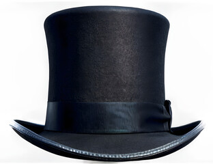 Luxurious black top hat with stunning decorative accents for a touch of elegance and sophistication