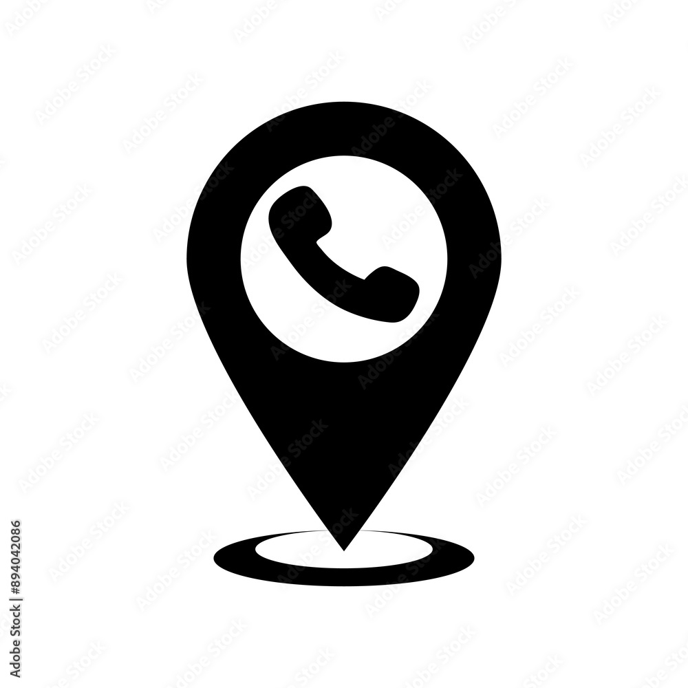 Poster handset icon. flat design.simple illustration for web and app on white background..eps