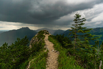 Mountain tour in Schattwald from the Wannenjochbahn to the Kuhgrundkopf