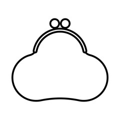 Obraz premium がま口財布のアイコン