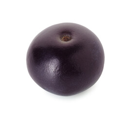 Fresh ripe acai berry isolated on white