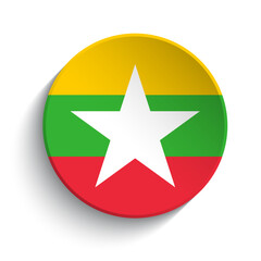 Myanmar flag button