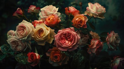 bunch of roses