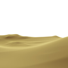 Desert sand dune. Sand mountain