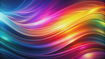 Fototapeta premium Abstract background waves with vibrant colors and smooth flowing motion, abstract, background, waves, pattern, design