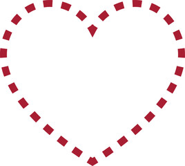 Fototapeta premium A heart symbol form of vector or element