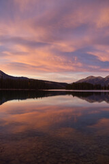 A Beautiful Sunset at Lac Beauvert