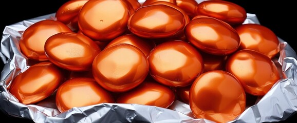 Used Chocolate Aluminum Foil, A Reminder Of A Sweet Indulgence