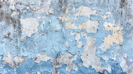 Obraz premium Old painted concrete wall surface. Close-up. Gray, a mild shade of dysty blue