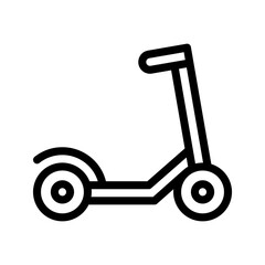 Scooter icon isolated sign symbol vector illustration - high quality black style vector icons. EPS 10