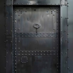 Heavyduty safe door, emphasizing security and protection in vaults