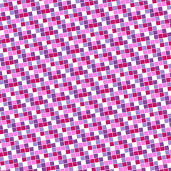 Fototapeta premium Girly Rainbow Medley Hue Seamless Repeat Bright Colorful Multicolor Geometric Geometry Square Block Cube Pattern 164