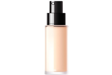 Beauty Sand Skincare Cosmetic Bottle PNG isolated on a white and transparent background - Beauty product container mockup facial make-up lotion gel