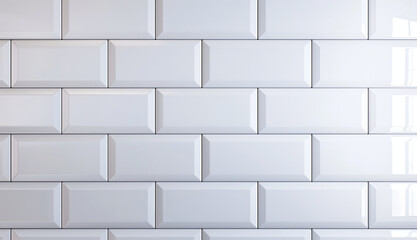 Obraz premium white tile background