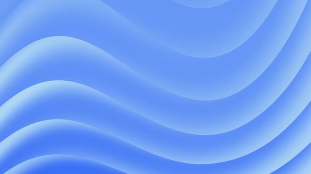 solid light blue background with wavy, flowing lines. Suitable for abstract backgrounds, graphic design projects, digital art concepts, motion graphics.