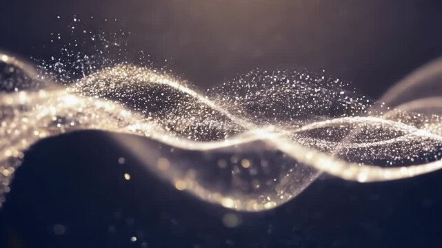 A seamless loop of delicate sparkling particles adding a touch of elegance and sophistication to any project.