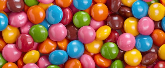 Colorful Candy, Bright And Cheerful, Ready To Be Enjoyed