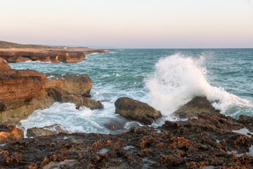 Ostuni, Costa Merlata, where you can discover numerous coves and beaches with crystal clear sea.