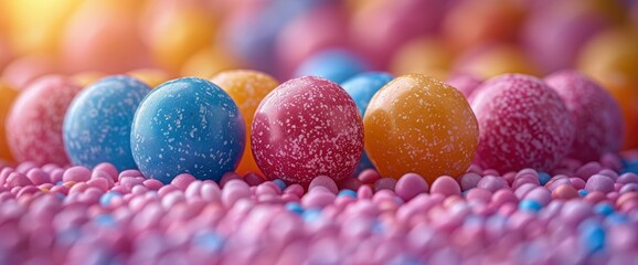 Candy, Colorful And Sweet, Ready To Be Enjoyed