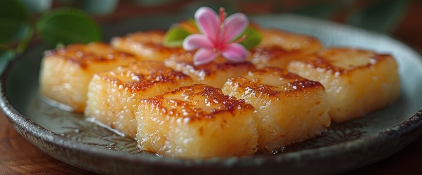 Akok, A Traditional Malaysian Dessert, A Type Of Coconut Pancake Often Enjoyed For Its Rich, Sweet Flavor