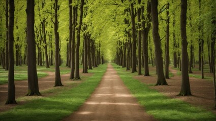 Path Through Emerald Light