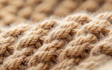 Fototapeta premium Close-up Knitted Fabric Texture