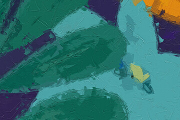 Oil paintings and various flowers, monkeys, tropical leaves, tigers, and other beautiful animals