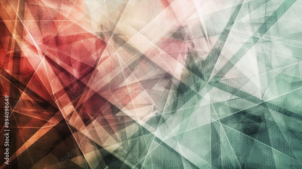 Poster abstract geometric graph background with polygonal shapes and lines, great for creative and artistic