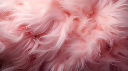 Pink Fluffy Texture Background