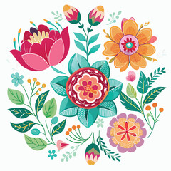 Set of floral universal artistic templates white background. ready for print greeting cards, invitations, flyers and other graphic design