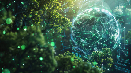 abstract green background