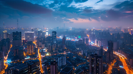 Fototapeta premium city in the city