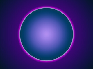 宇宙空間のイメージ。青、紫。輝く星。丸、円。メッシュグラデーション背景素材。パネルやポスター、web素材、ビデオの背景、ポストカード、メッセジカードなどに。
