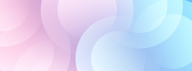 abstract background .blue and pink gradation. circle effect style. modern minimalist.eps 10