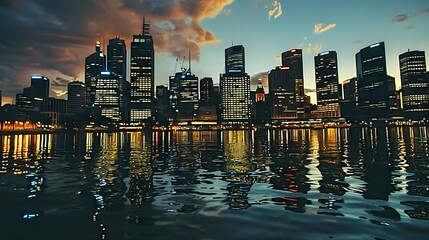 Sydney Skyline at Dusk