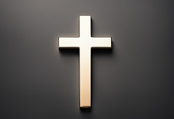 Christian Cross on isolated background