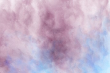 Fuchsia watercolor grungy texture background. Pastel watercolor paint strokes texture background.