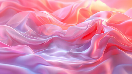 Pink Silk Fabric Texture