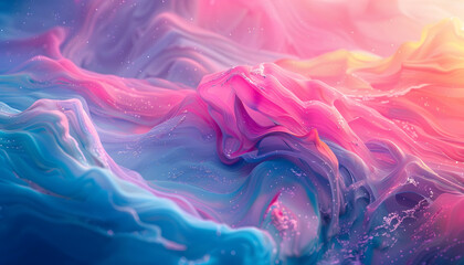 Obraz premium Colorful wallpaper with smooth color transitions