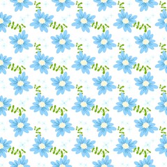 Background seamless patterns flowers floral blossom