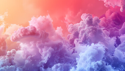 Fototapeta premium Colorful wallpaper with smooth color transitions
