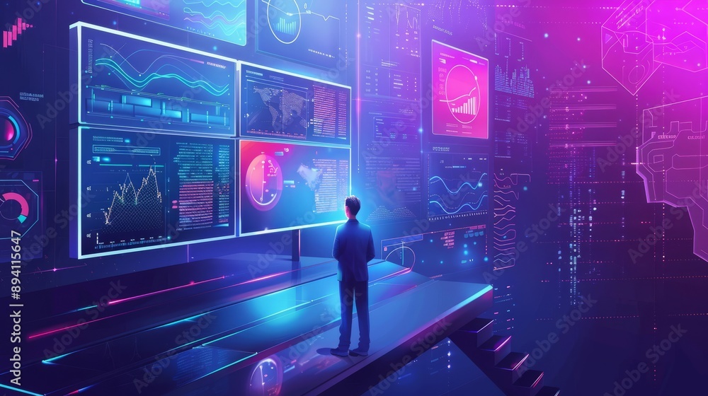 Poster big data analysis with ai technology for business analytics - insights from data mining, filtering, 