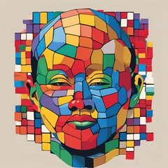 Cabe&ccedil;a de cubo